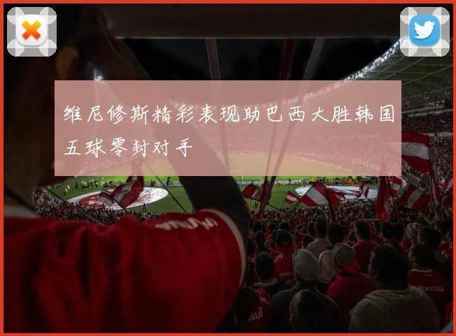 维尼修斯精彩表现助巴西大胜韩国五球零封对手
