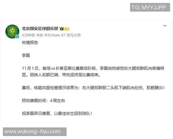 李磊右大腿后群肌肉拉伤及肌筋膜炎I的伤情报告分析与康复建议